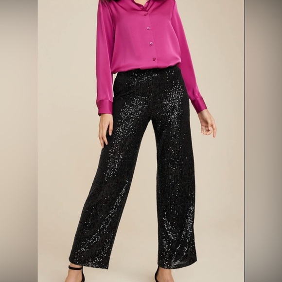 new without tags, freshly dry cleaned but never worn
black sequin pants - Picture 1 of 1
